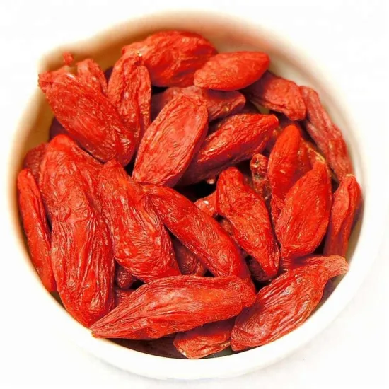 The certified organic goji berry
