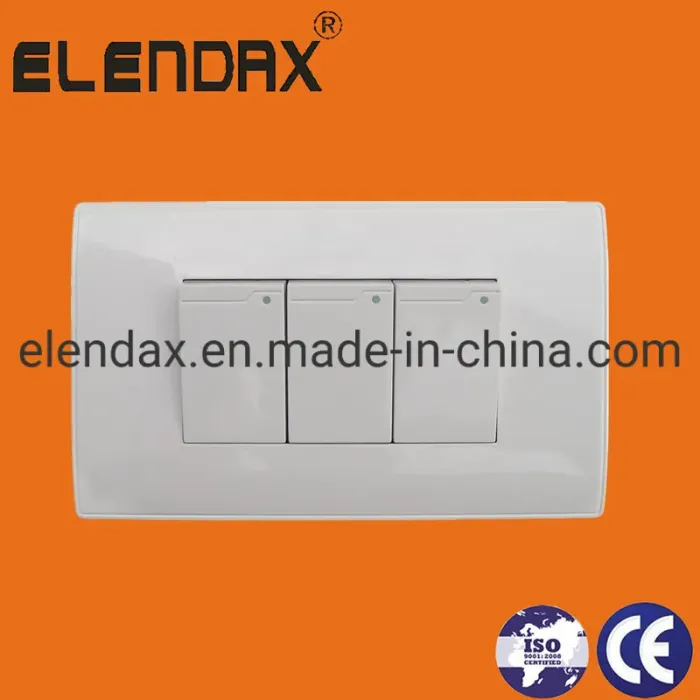 Sakelar Dinding Amerika 2 Arah dengan Indikator A2003