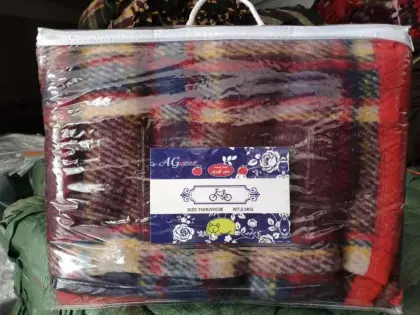 Check design factory wholesale warn recycled blanket