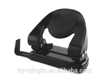 black metal two hole paper punch