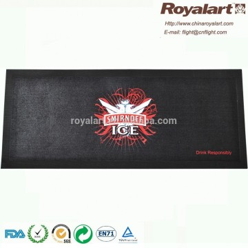 Drinkpromo branded bar mat PVC rubber bar mat