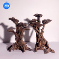 Resin kayu brazil buatan untuk dekorasi akuarium