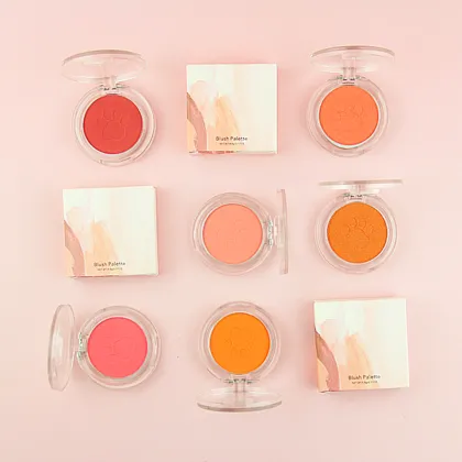 Private Label Vegan Powder Blush Palette - Custom Make up Blusher