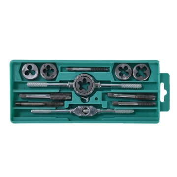 High Quality Low Price Alloy Steel Hand Tools 12 Pcs Tap and Die Set