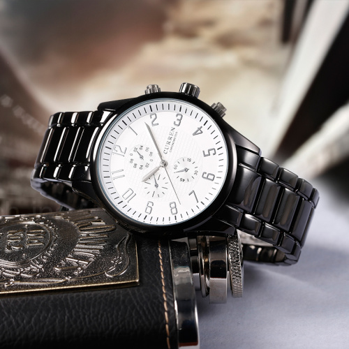 custom your logo quartz business watch waterproof watch
