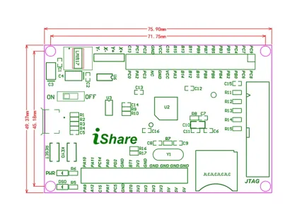 STM32F103RCT6 ARM STM32 Development Board for 51 AVR Systems