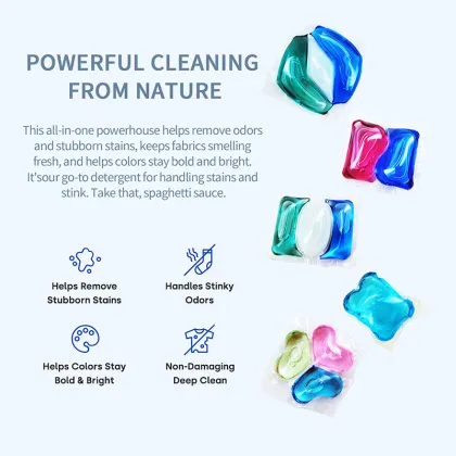 Custom Cleaning Laundry Beads and Pods