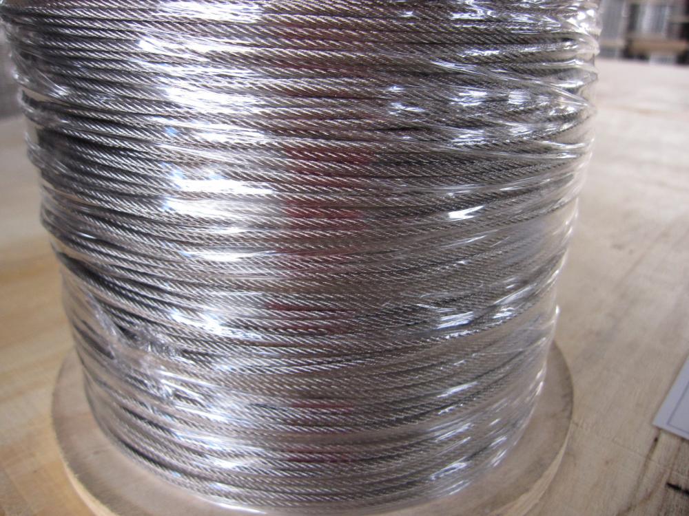 Rangage haute tension 7x19-8 mm 316 Corde métallique