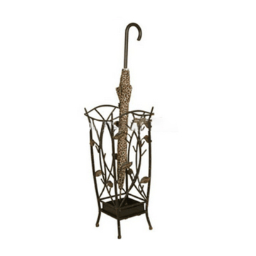 New Wrought Iron Umbrella Stand and Coat Rack Combination: Stylish Indoor/Outdoor Organizer