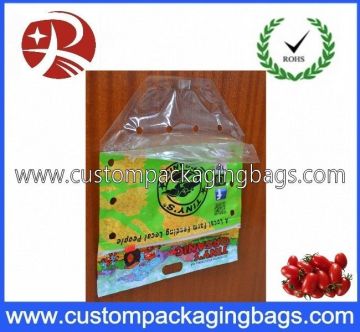 Portable Zipper Fruit Packing Bag With Bottom Gusset For Yangtao