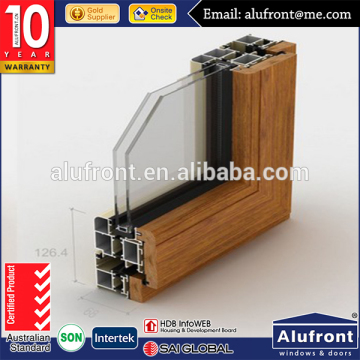 Top QUality Aluminum Wood Sliding Window and Door with German hardware