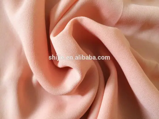 100% Polyester Crepe fabric/75D polyester crepe for fashion/polyester moss crepe