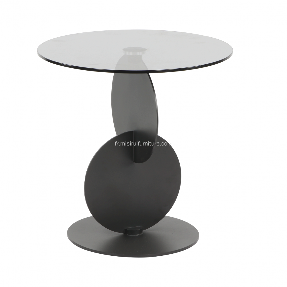 Salon Transparent table basse en verre minimaliste