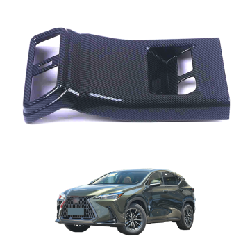Mobil oem bagian interior serat karbon untuk lexus nx outlet belakang penutup dekoratif