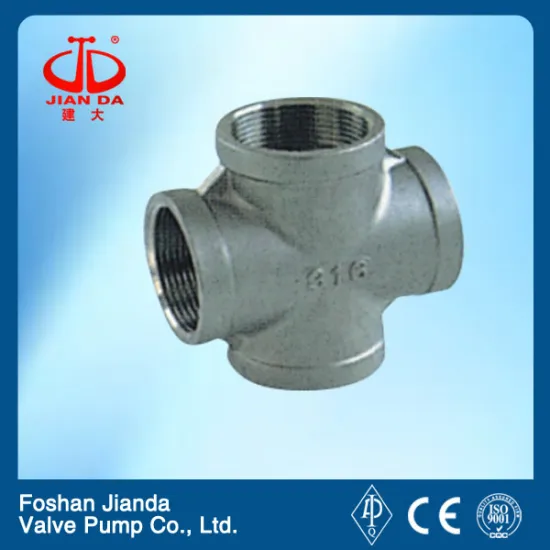 socket port thread cast iron cross