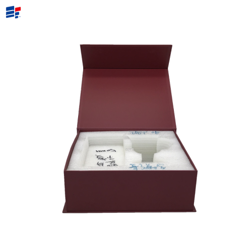 Exquisite red book shape wine box
