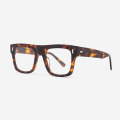 Fausto Square Acetate Men's Optical Frames