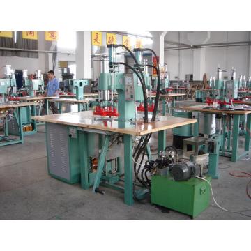 Double head high frequency carpet welding machine