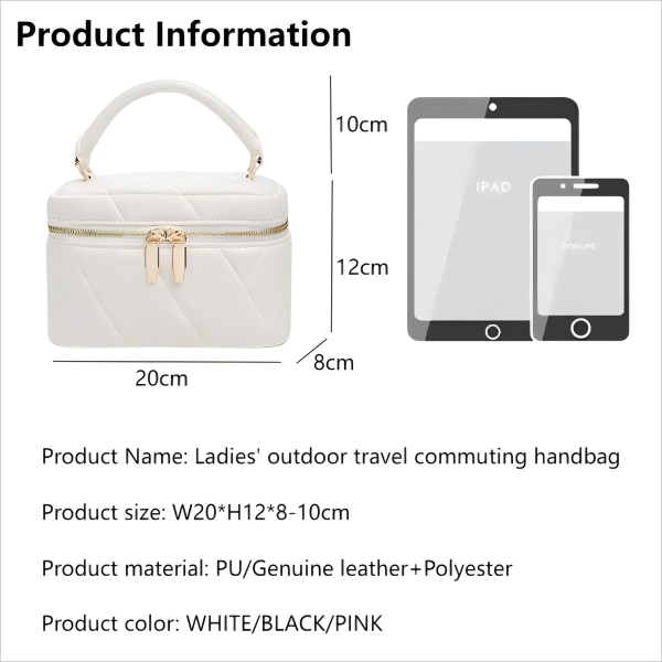 2025 Summer Fashion Striped Chain Box Handbag