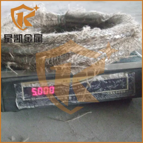 China dingzhou 4mm electro galvanized wire