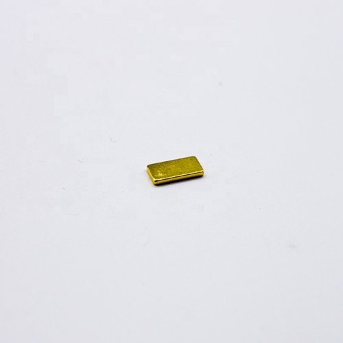 neodymium magnet block for industrial with Gold coating