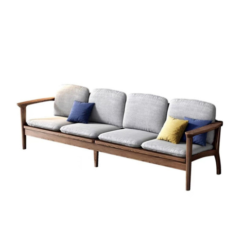 Set Sofa Fabrik Kayu Pejal Gaya Cina Baharu