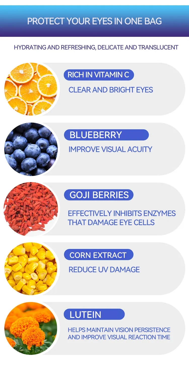 OEM/ODM Natural Blueberry DHA Algae Oil Lutein Ester Oral Liquid Enhance Immunity Eyesight Lutein Ester Oral Liquid Drink