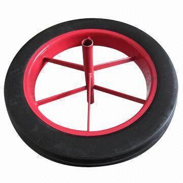 Solid Wheel with Star Frame Steel Rim and 210kPa Maximum Loading Capacity