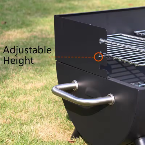 Meja Penjimatan Masa yang Cekap Dual Grill Mini Arang BBQ