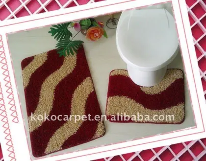 RUBBER BATH MAT DECORATION TOILET