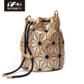 Ladies fashion geometric waterproof chain handbag