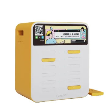 Type-C 5000mAh Power Bank Rental Station with 12 Slots