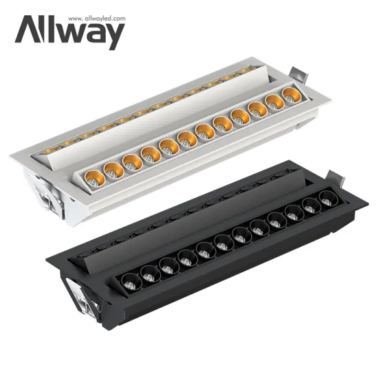 ALLWAY 20w and 40w LED Spotlights: High-Quality Aluminum Recessed Mounted Lighting Solutions in Black, White, and Golden Finishes for Home Griller