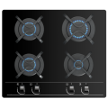 Hobs de gás de teca 4 anéis 60 cm