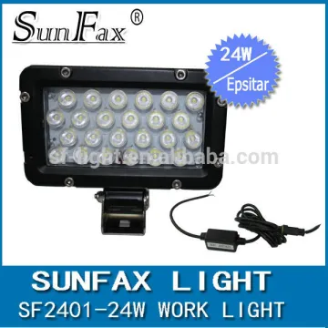 Super bright Wholesale 7.5'' led work spot flood light 24w led work lamp with steel brackets, led work light for ATV SUV truck