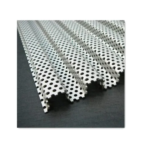 China Factory Aluminium Corrugated Perforated Sheet for Architectural Metal Panels