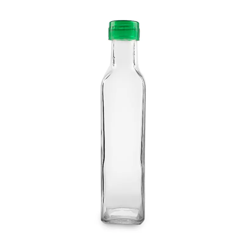 250ml Square Glass Bottle