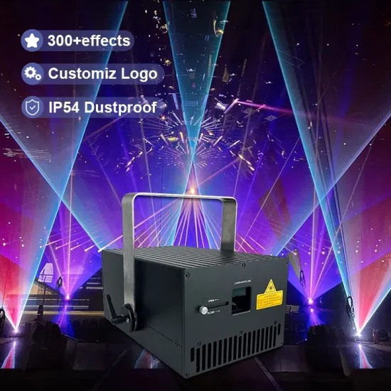 10W RGB Full Color Animation Projector: Programmable Laser Light Show System