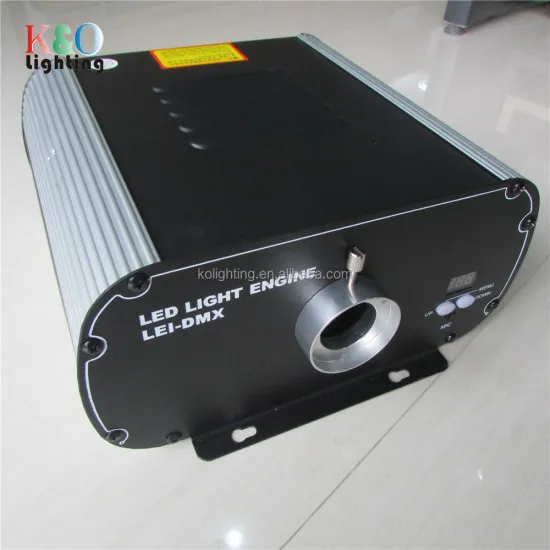 DMX512 230V LED Fiber Optic Light Engine with Twinkle Wheel Dimmer