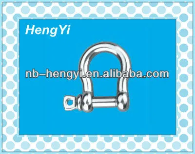 stainless steel D shackle