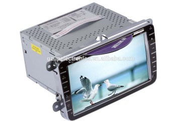 good quality 8.0 inch double din special car DVD player for bora 2009 with GPS BT TV steering wheel control