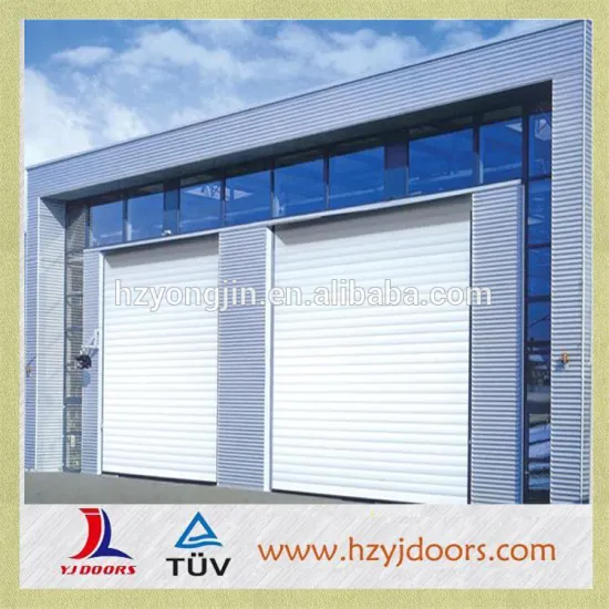 2015 hot morden designs 0.4mm thickness aluminum rolling shutter door