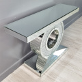 Crystal Diamond MDF Mirror Console Table