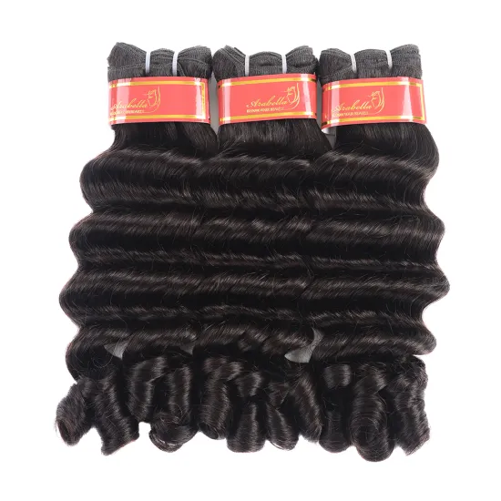 Cheap Non Processed Ethiopian Cambodian Caucasian Super Wave Cuticle Aligned Fumi Fancy Curl Human Hair