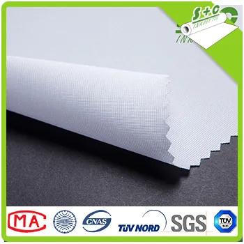 Made in China Woven Coated Satin Fabric for banners flags Home Textile Industry