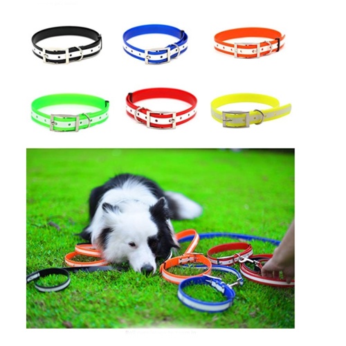 Waterproof Soft Dog Collar Reflective Pet Dog Collar