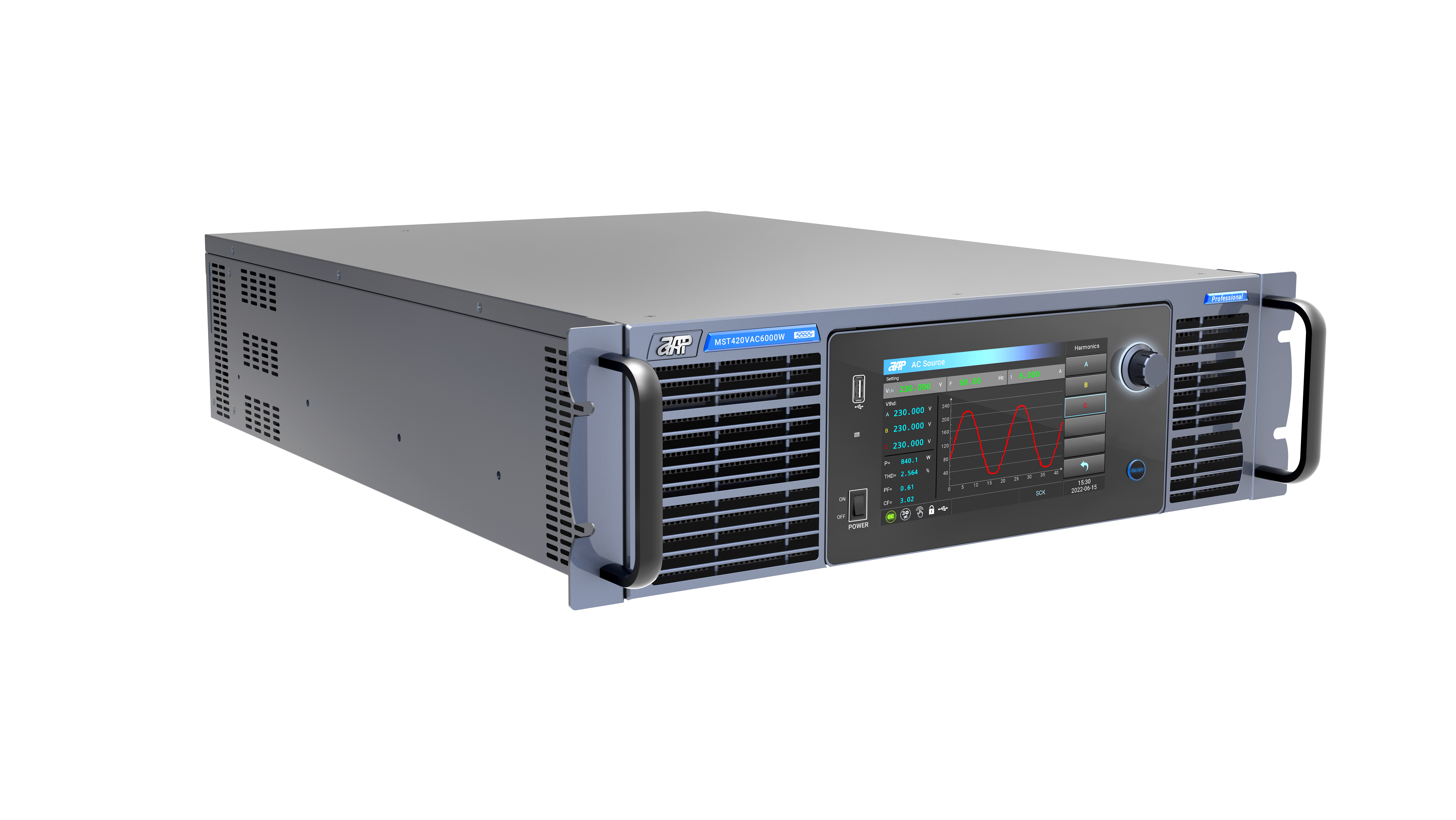 Programmable Ac Power Source 420vac2100w Three/single Phase Programmable Ac Power Supply, High ...
