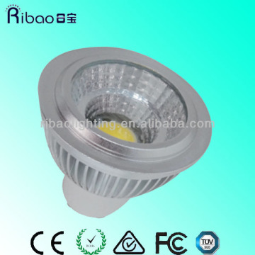 12V 24V 48V 220V 60 degree beam angle die-casting aluminum gu10 4w cob led spot light