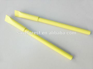 safety quality kraft paper promotional ballpoint pen eco pen
