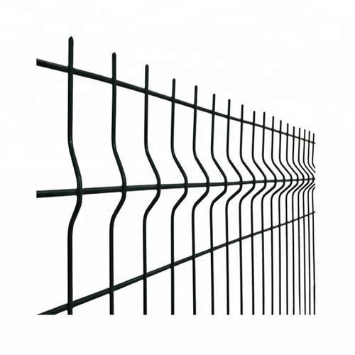 Powder coated hot dipped decorative curved wire mesh fence